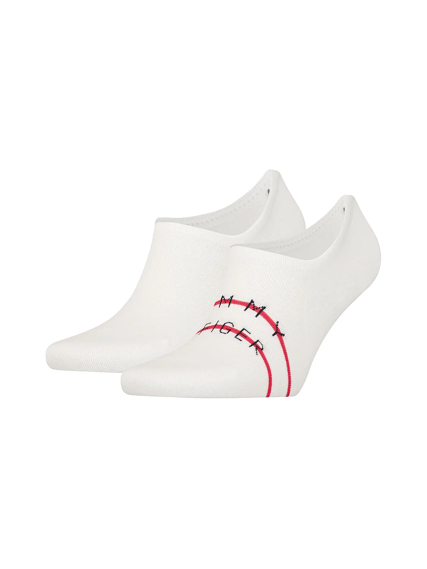 TOMMY HILFIGER | Herren Füsslinge 2er Pkg white | 